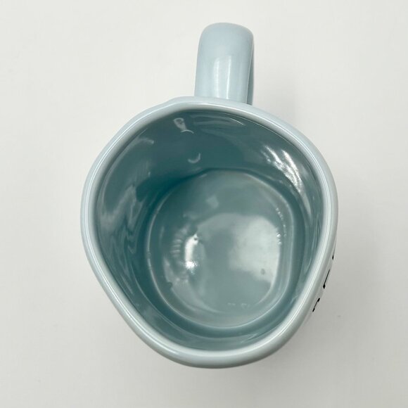 Rae Dunn Artisan Collection Peeps Sake Light Blue Ceramic Mug 12 Oz - Picture 7 of 8